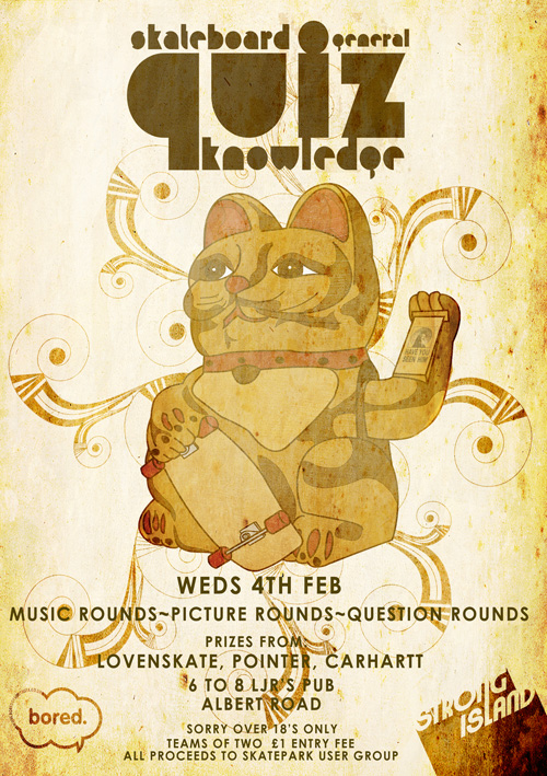 Skate Pub Quiz Flyer