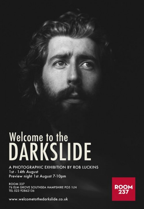 The Welcome to the Darkslide Exhibition Poster