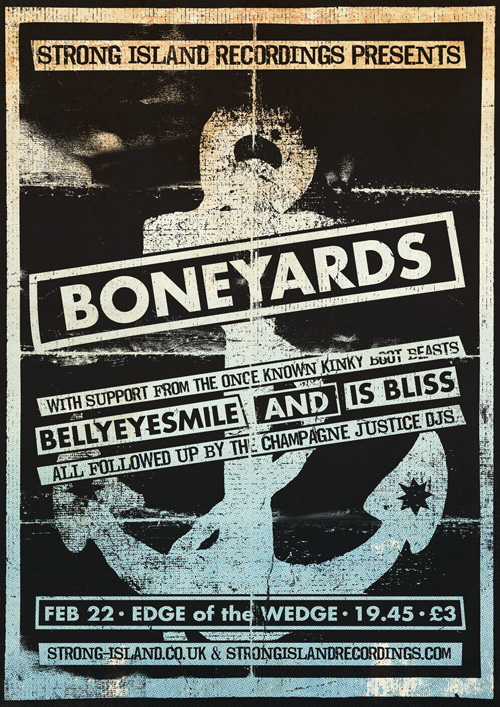 Strong Island Recordings Presents Boneyards at The Edge of the Wedge