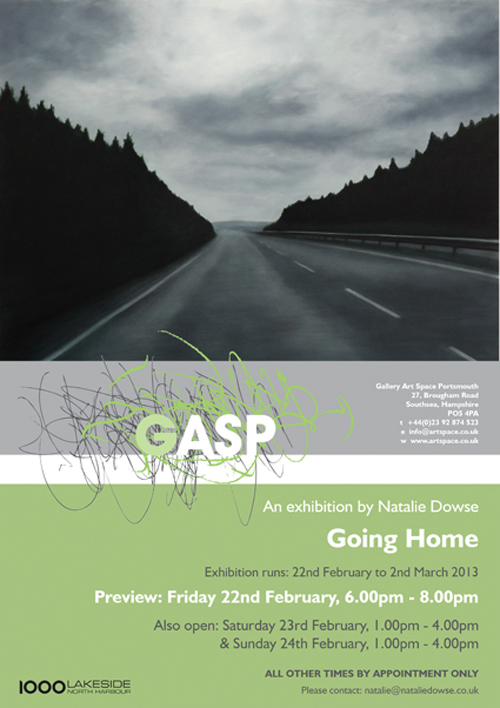 Going Home An exhibition by Natalie Dowse at GASP