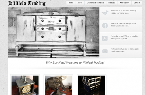 Hillfield Trading Website