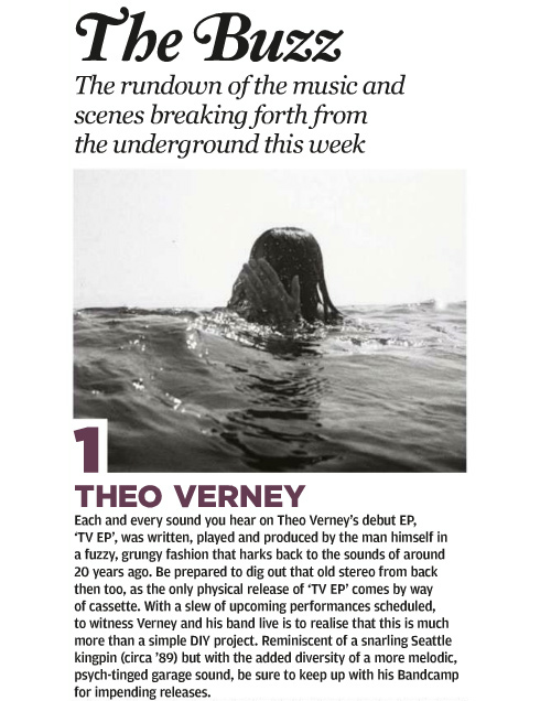 Theo Verney in the NME