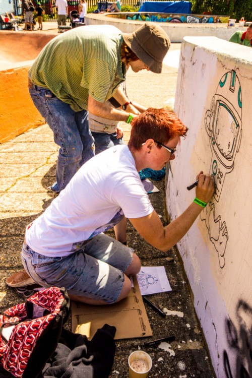 Photos From Concrete Canvas Street Art Event at Southsea Skatepark by Adam Reeves (4)