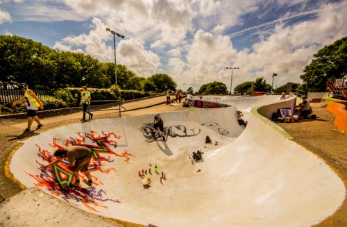 Photos From Concrete Canvas Street Art Event at Southsea Skatepark by Adam Reeves (5)