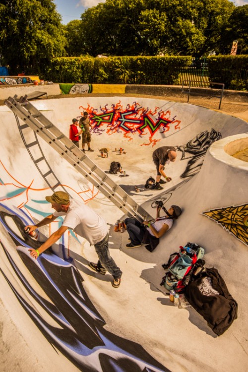 Photos From Concrete Canvas Street Art Event at Southsea Skatepark by Adam Reeves (7)