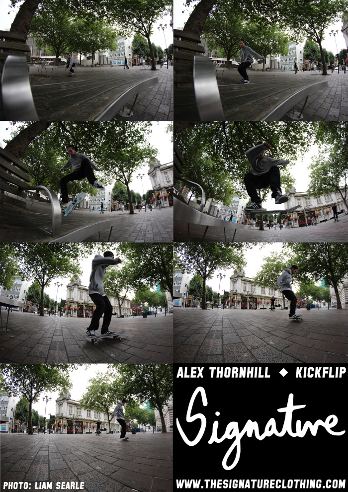 Signature Clothing - Alex Kickflip Sequence