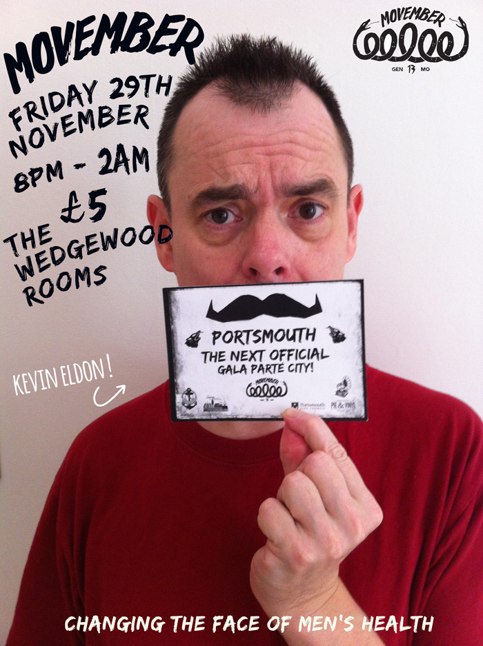 Southsea Movember Spectacular II Approved by Kevin Eldon