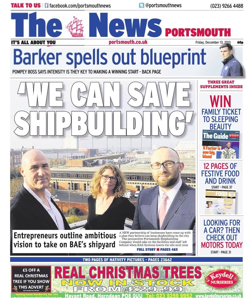 Portsmouth Shipbuilding in The News