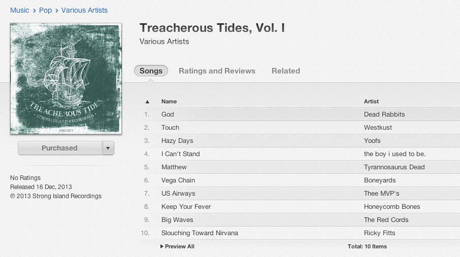 Strong Island Recordings Presents Treacherous Tides Volume I Out Now