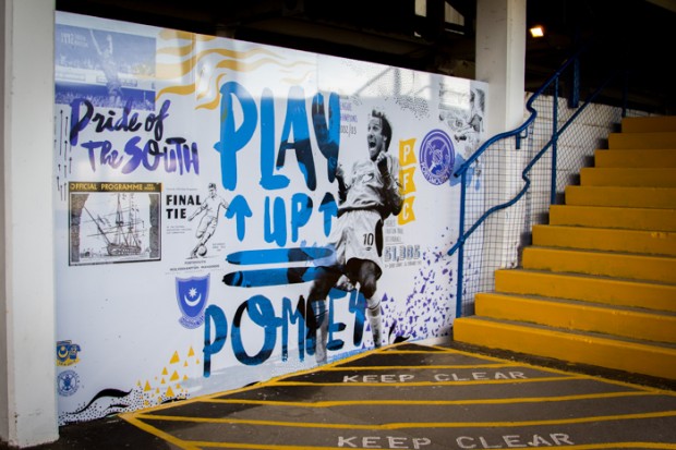 Portsmouth FC Murals by ilovedust (2)