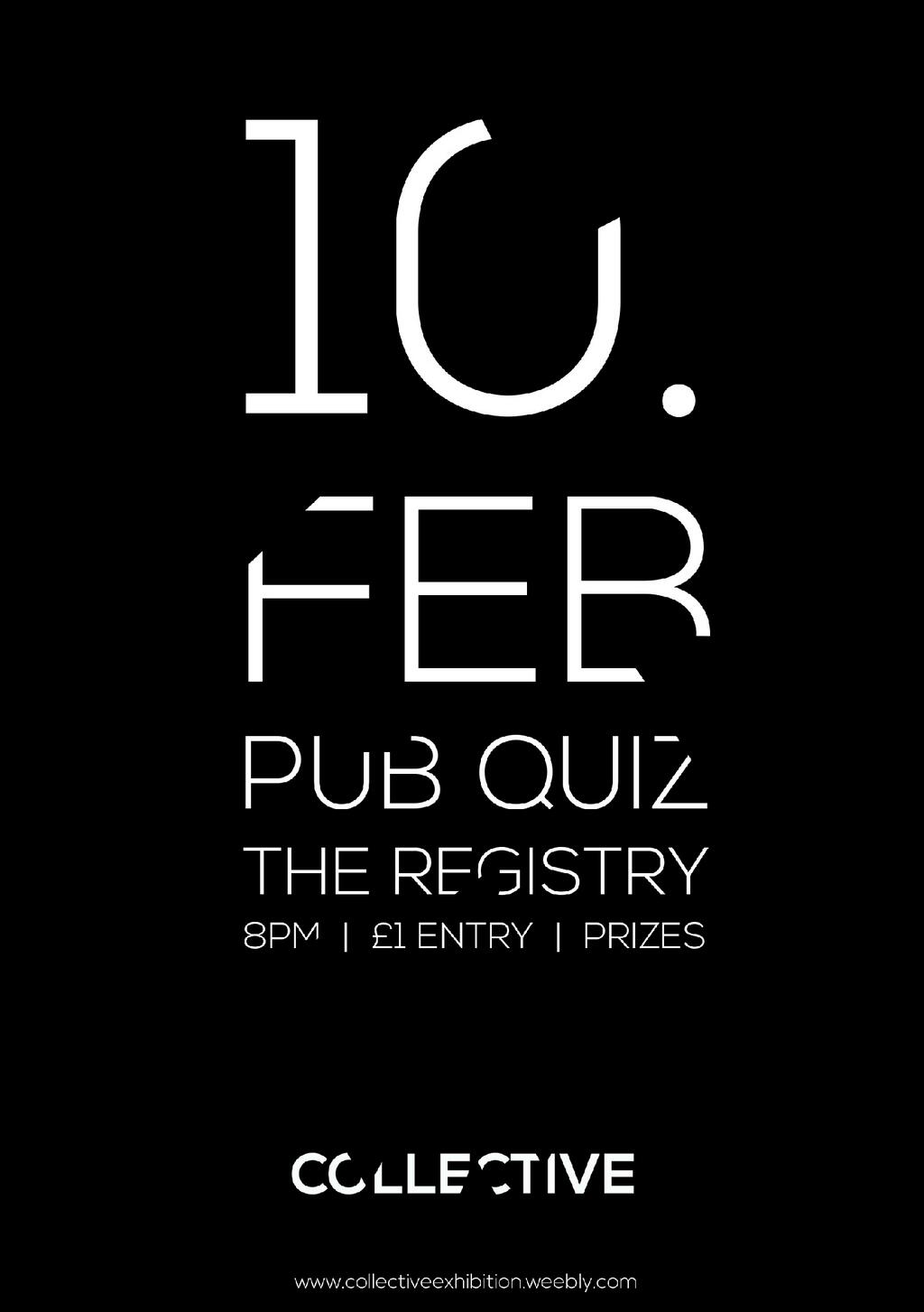 Collective Exhibition Pub Quiz