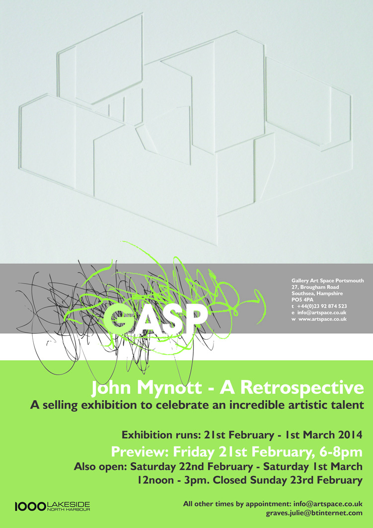 John Mynott - A Retrospective, A New Exhibition at Art Space Opens Tonight