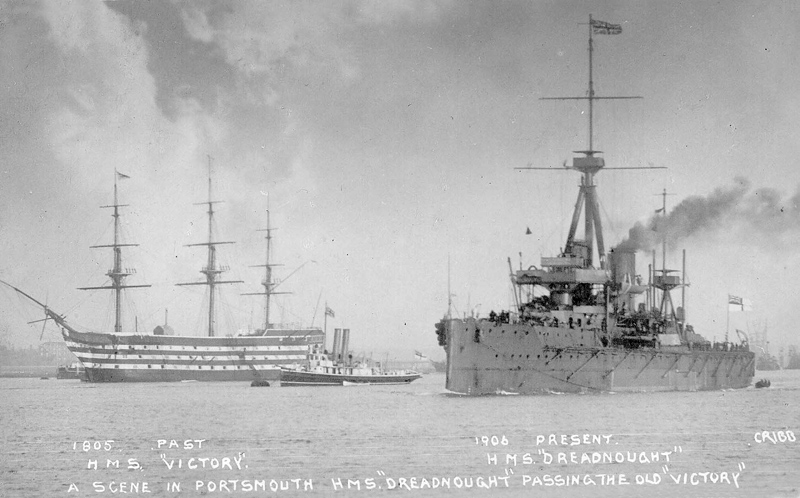 HMS Dreadnought and HMS Victory