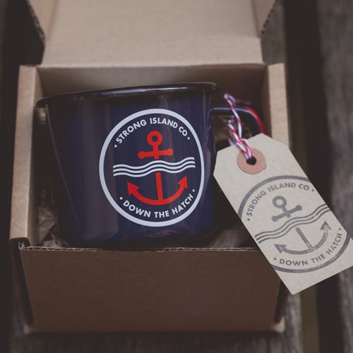 Strong Island Clothing Co 'Down the Hatch' Enamel Mug Now Available in Shop Ahoy (4)