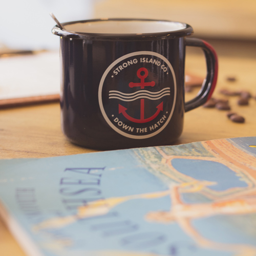 Strong Island Clothing Co 'Down the Hatch' Enamel Mug Now Available in Shop Ahoy (3)