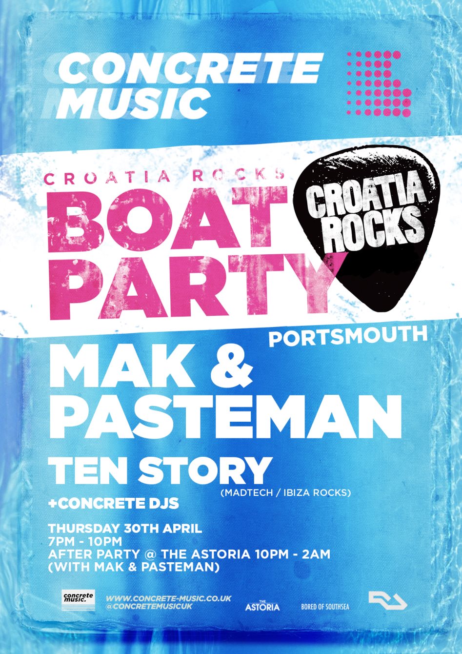 Concrete Music Boat Party - This Thursday!