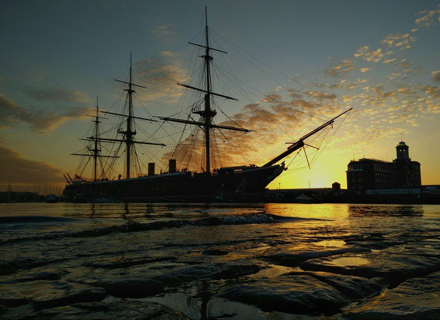 HMS Warrior by Catherine Taylor