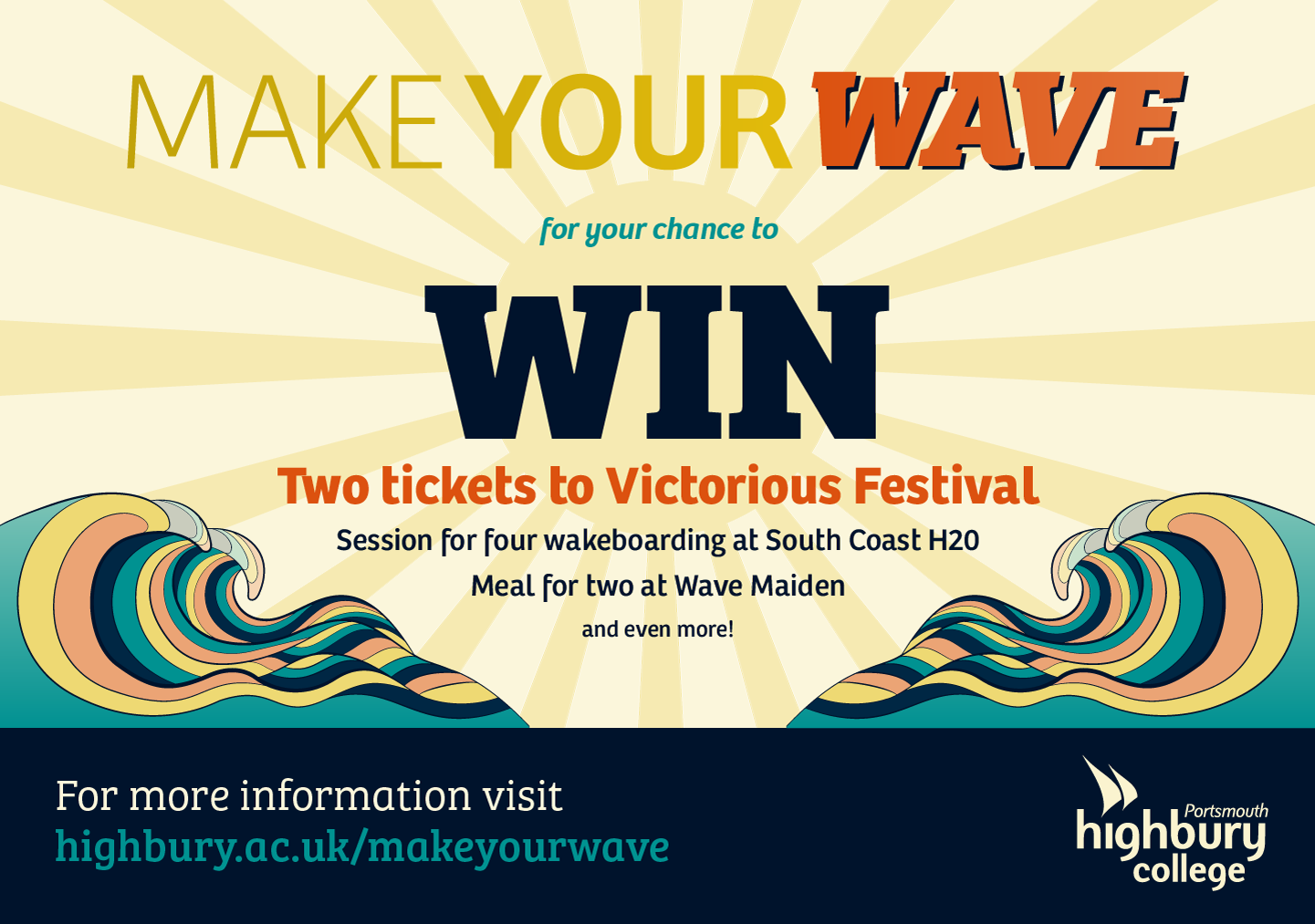 Make Waves and Win Prizes with Highbury College