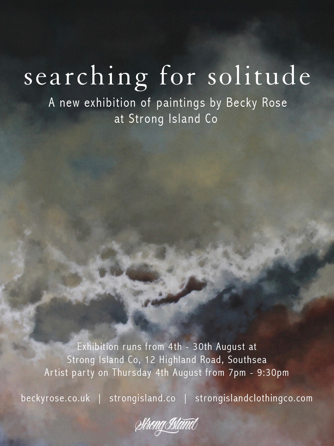 Searching for Solitude by Becky Rose Exhibition at Strong Island Co