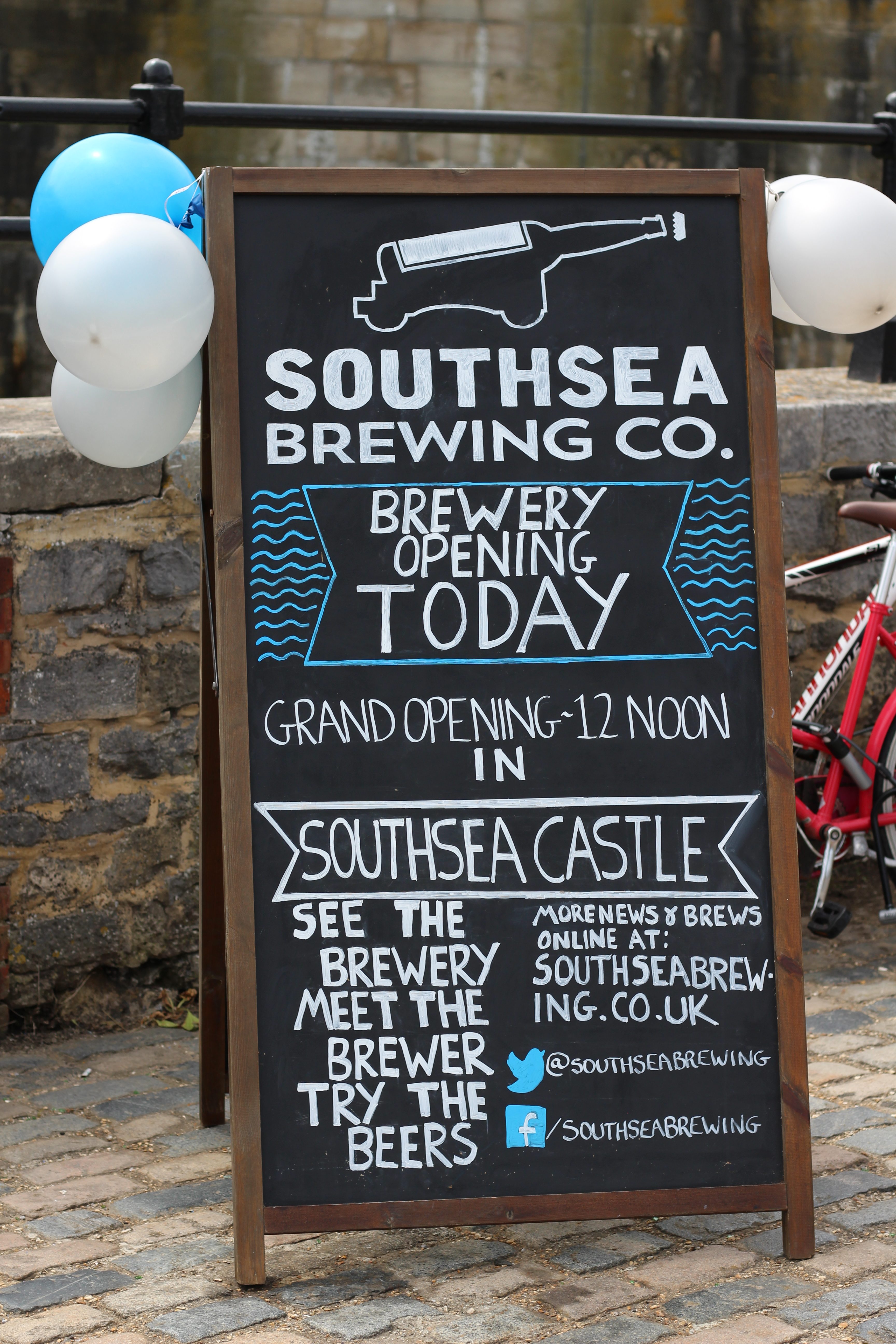 Southsea Brewing Co brewery signage