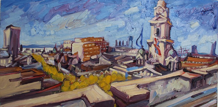 Edward Beale, Portsmouth Cityscape Towards West