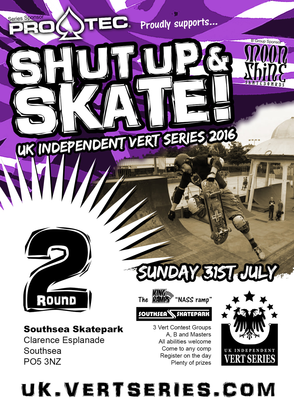 Shut Up & Skate at Southsea Skatepark