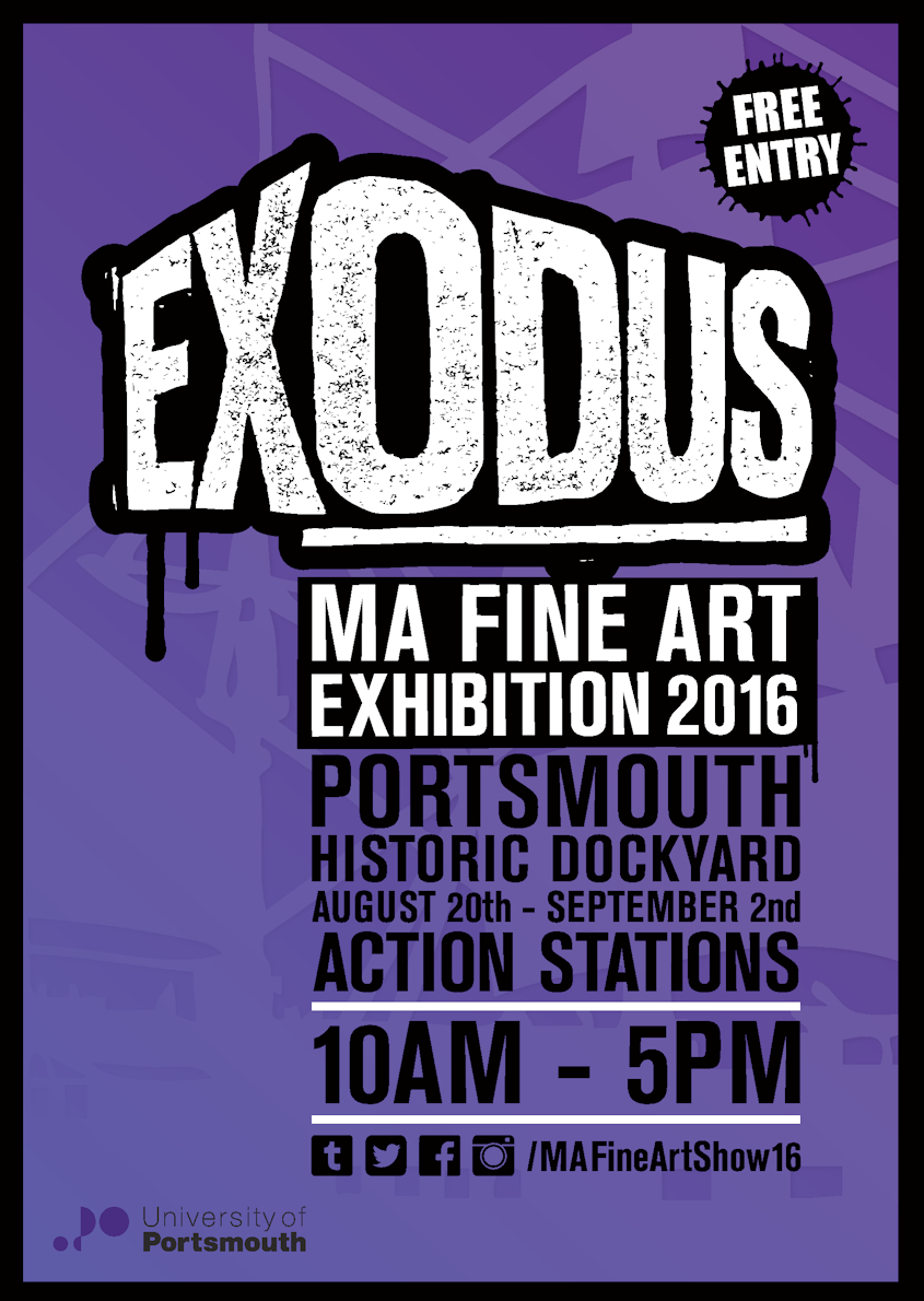 Exodus MA Fine Art Exhibition 2016