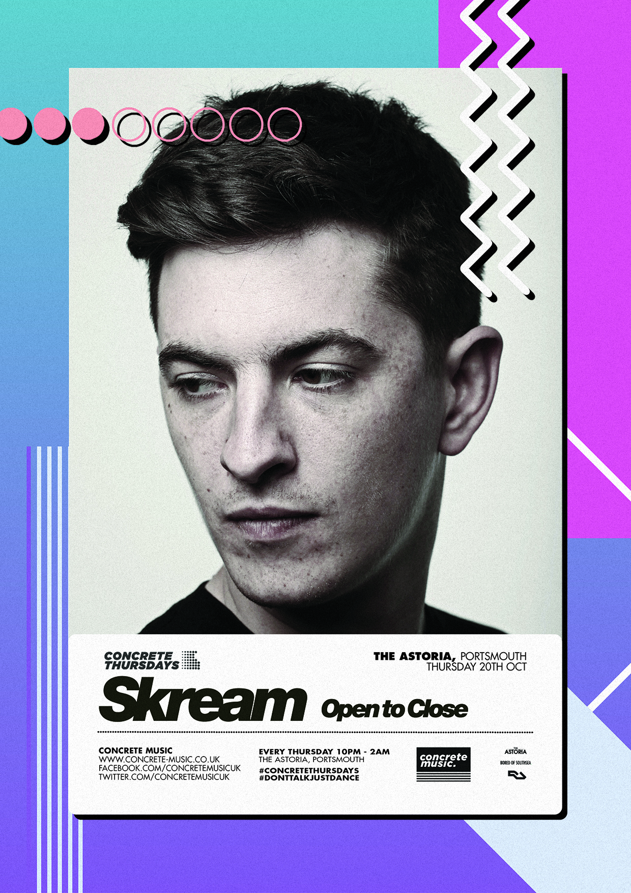 Concrete Thursdays - Skream Open to Close Tour