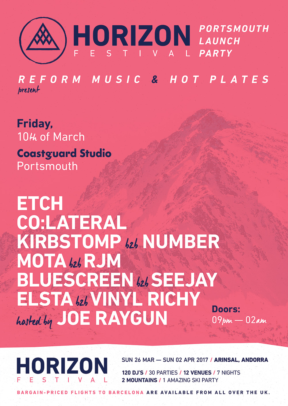 Horizon Festival Portsmouth Launch at The Coastguard Studio Feat. Etch