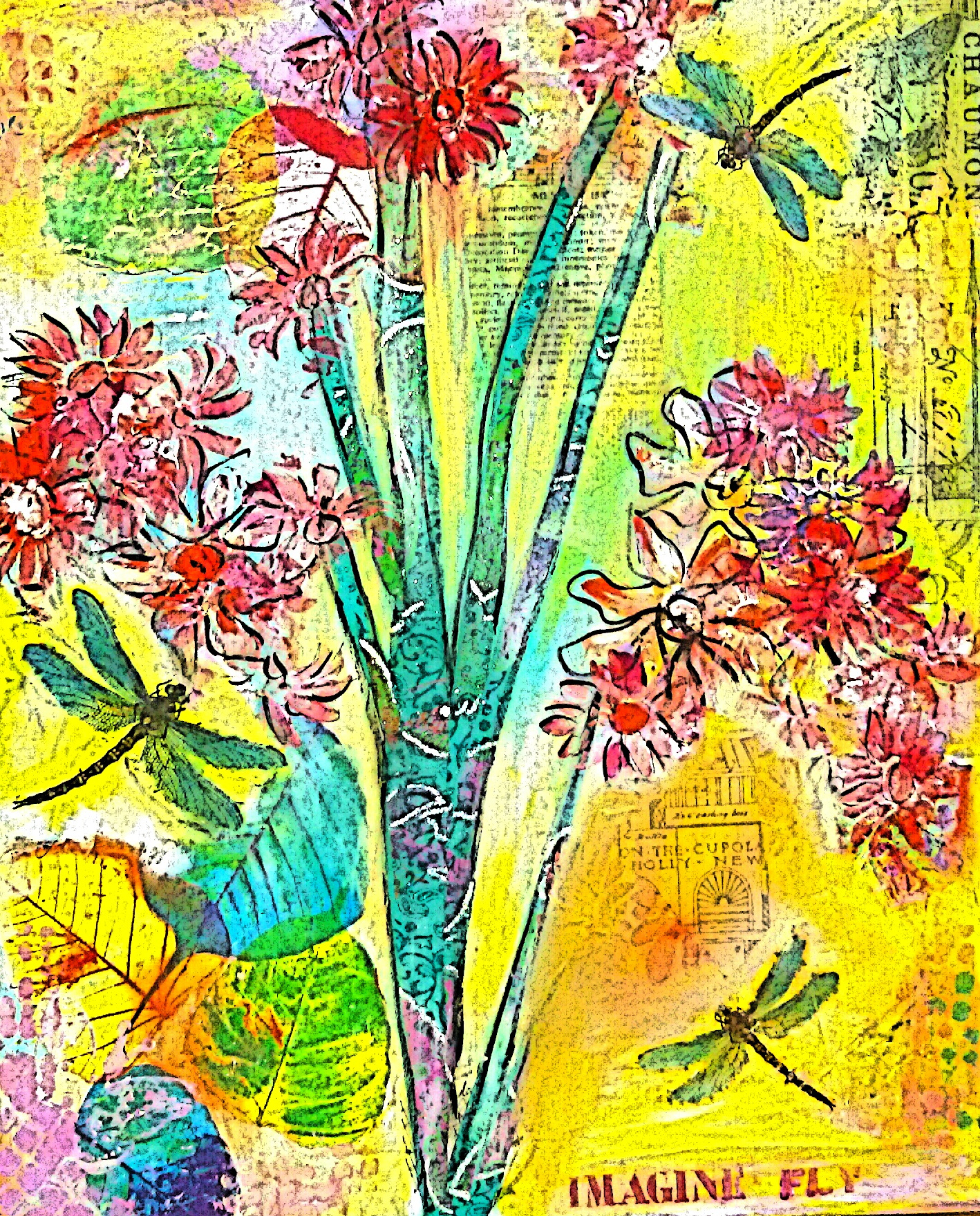 Daffodils, painting by Freya Perry