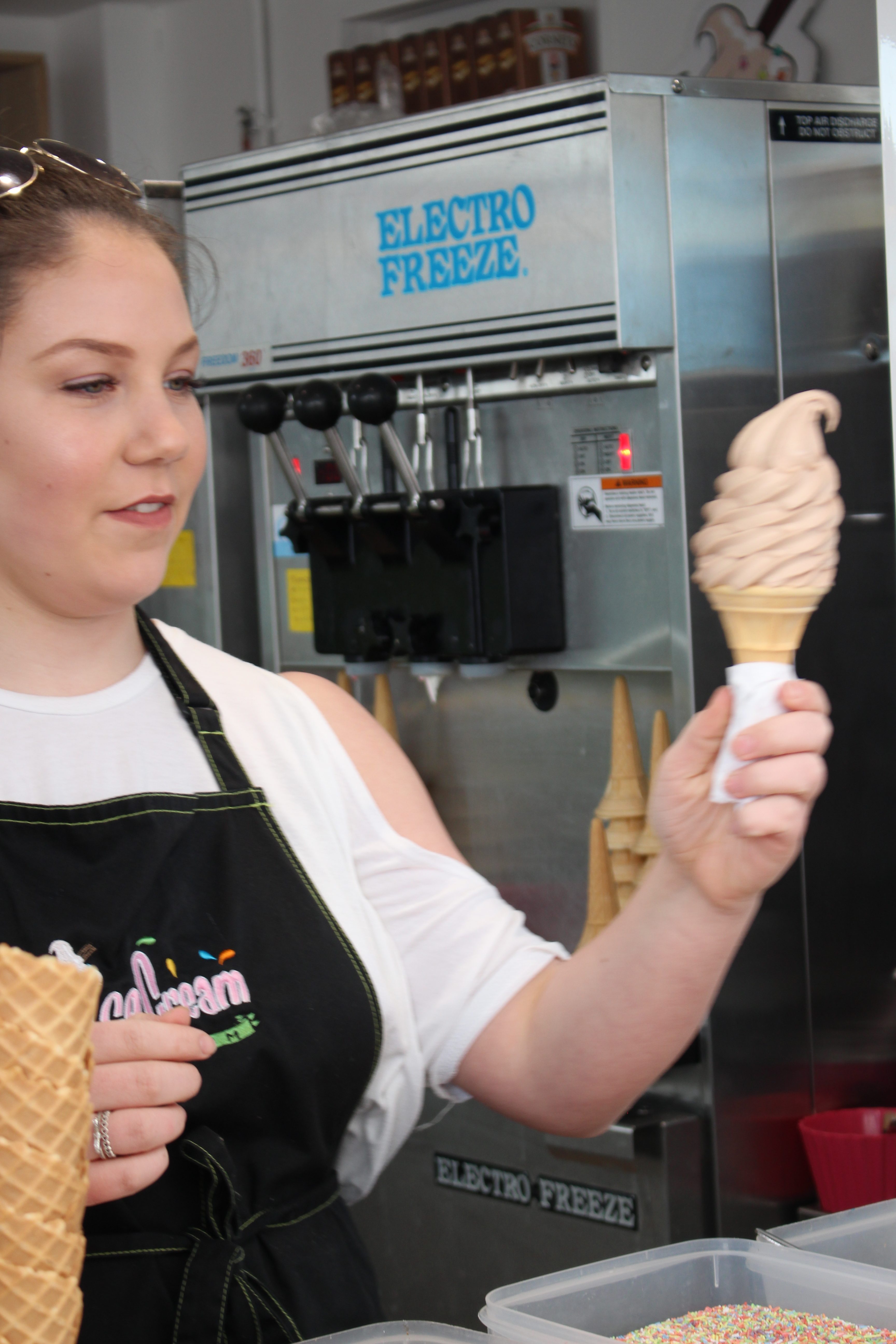 Ice cream at South Parade Pier