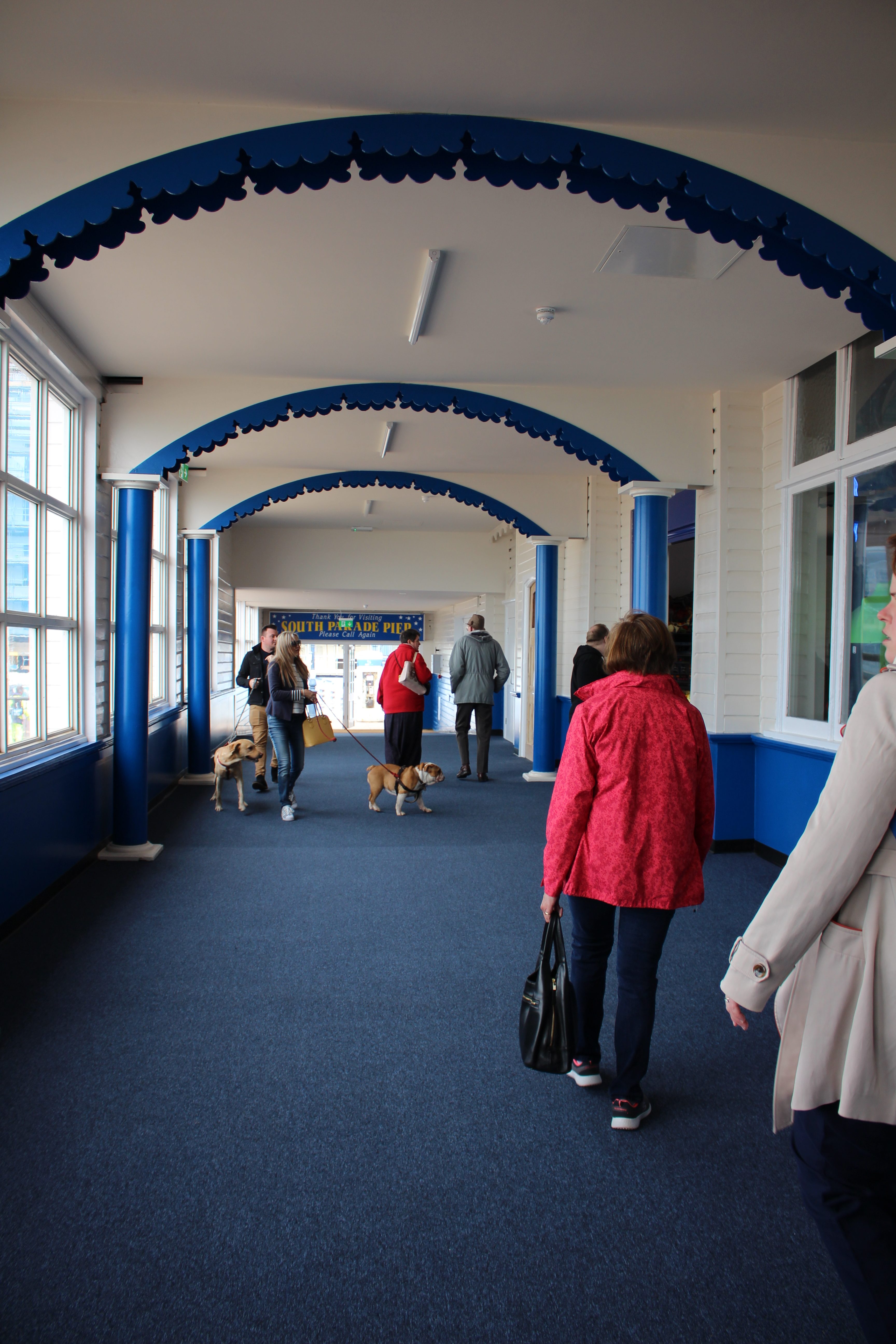 Inside part of South Parade Pier