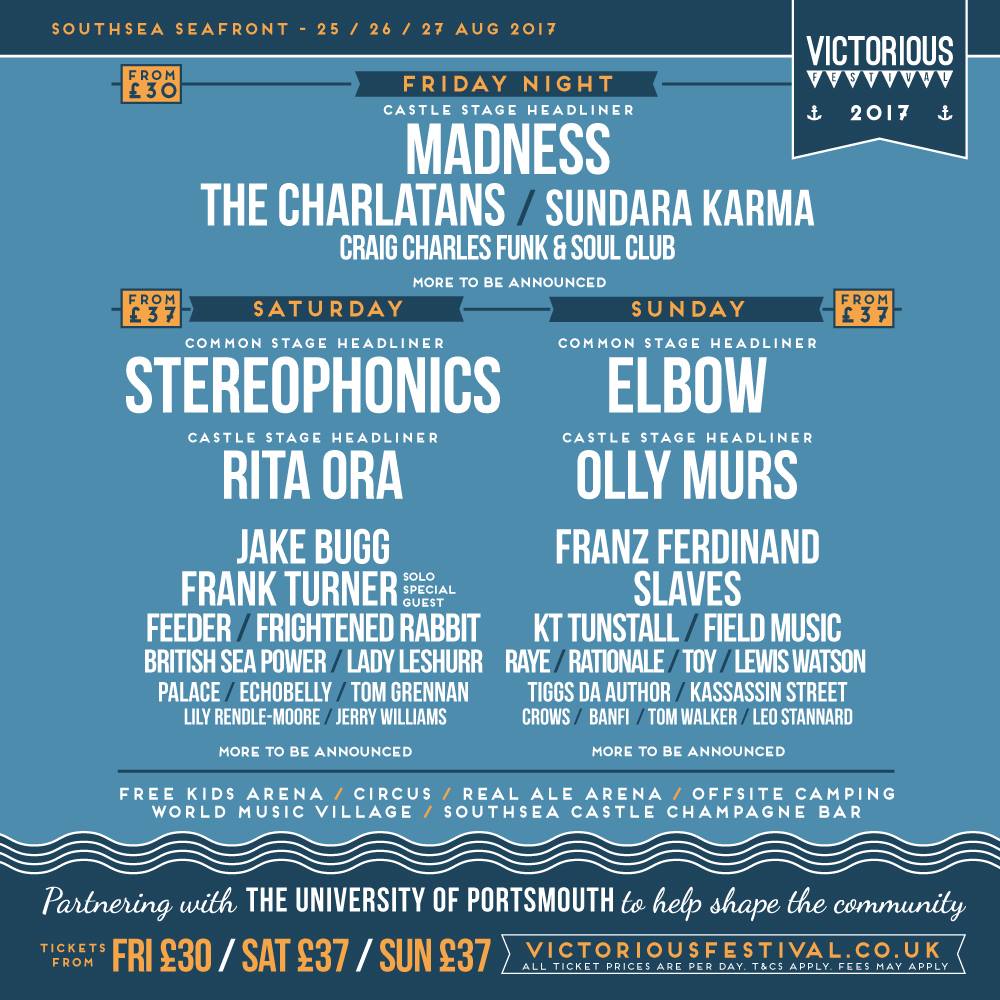 News Victorious Festival 3rd Tier of Acts Announced Strong Island