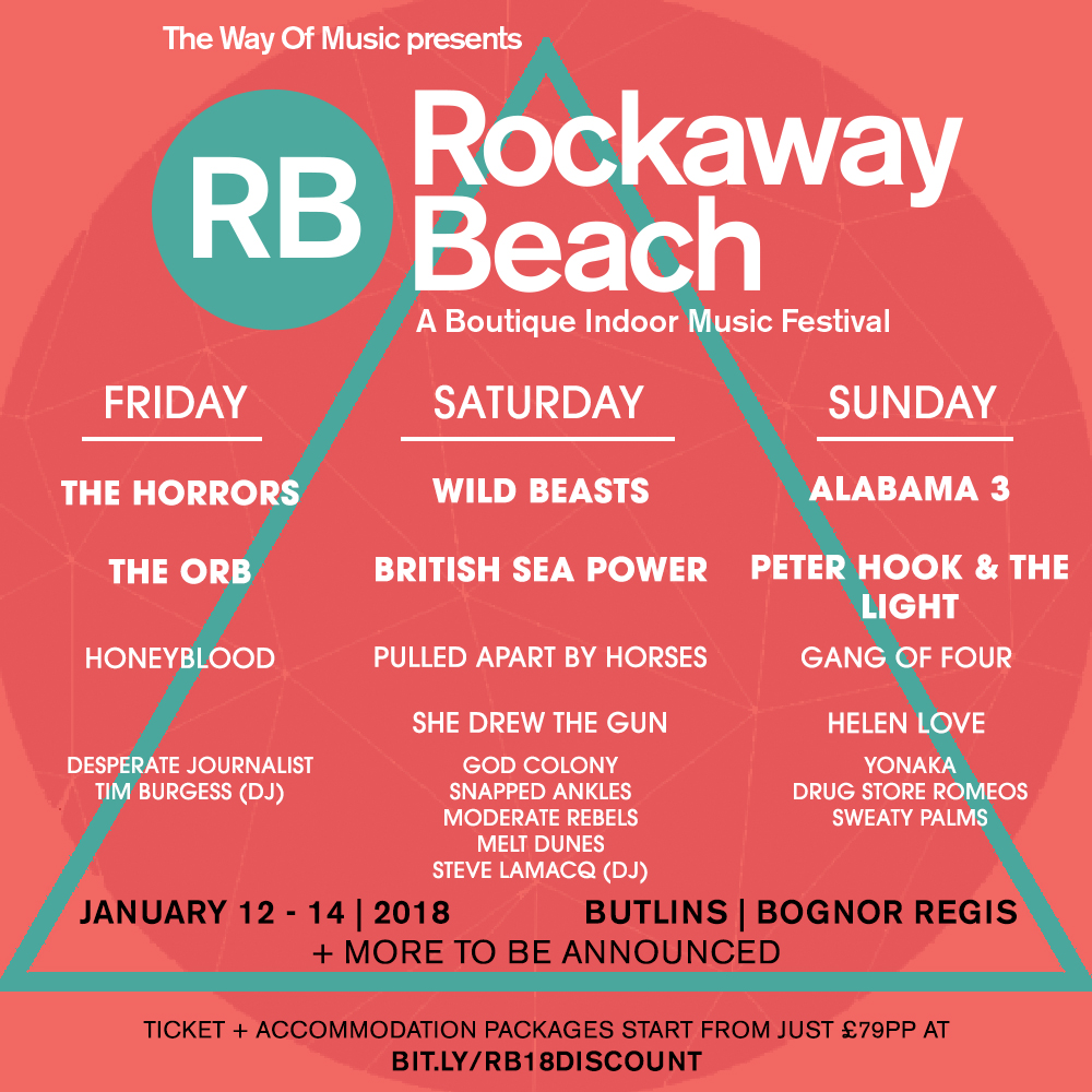 News: Rockaway Beach add The Horrors to their line-up | Strong Island