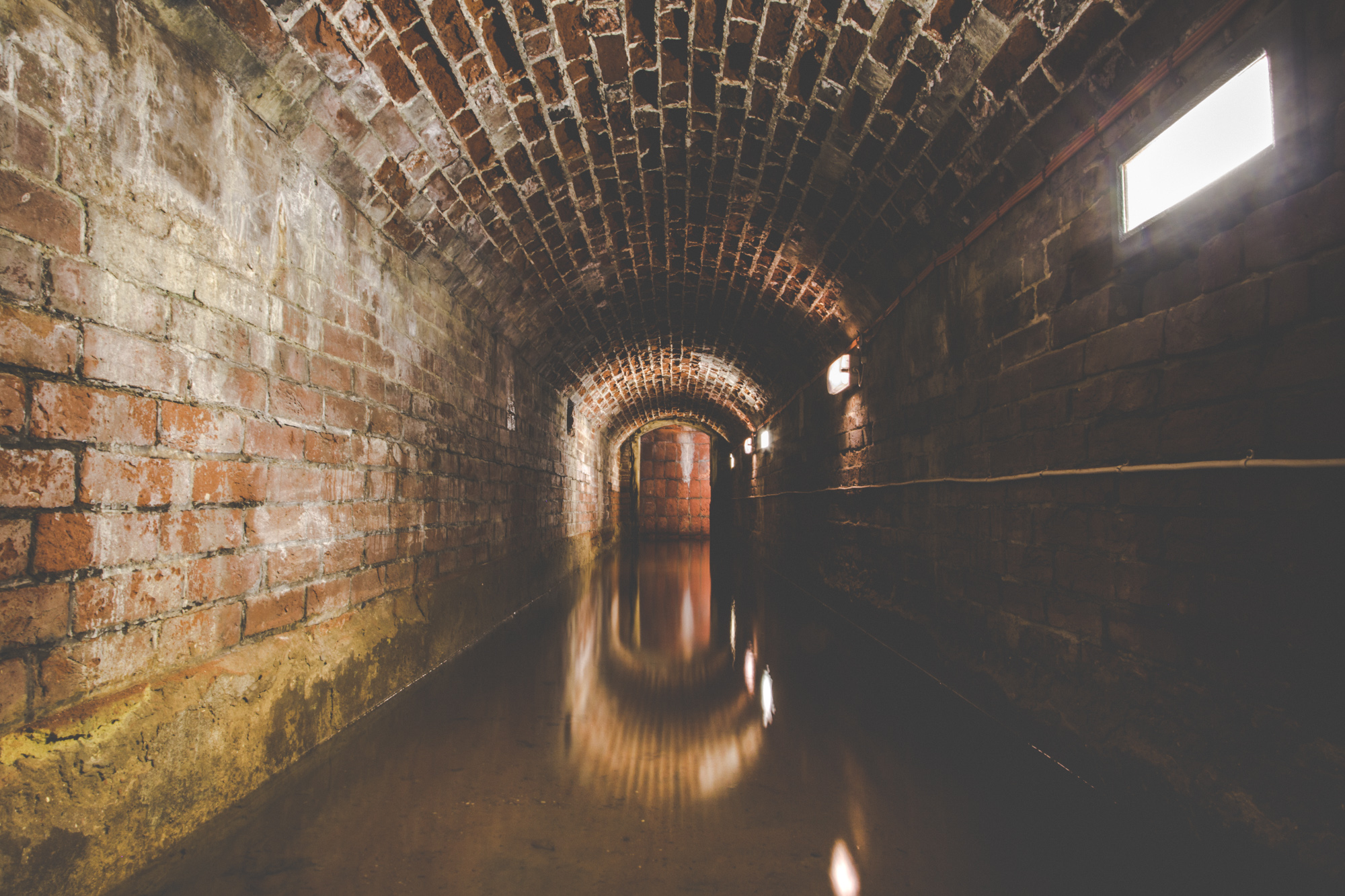 Flooded Tunnel Underneath Southsea Castle Flooded Tunnel Underneath Southsea Castle