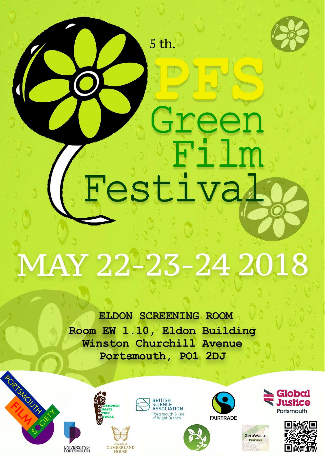 Portsmouth Film Society’s 5th Green Film Festival Poster