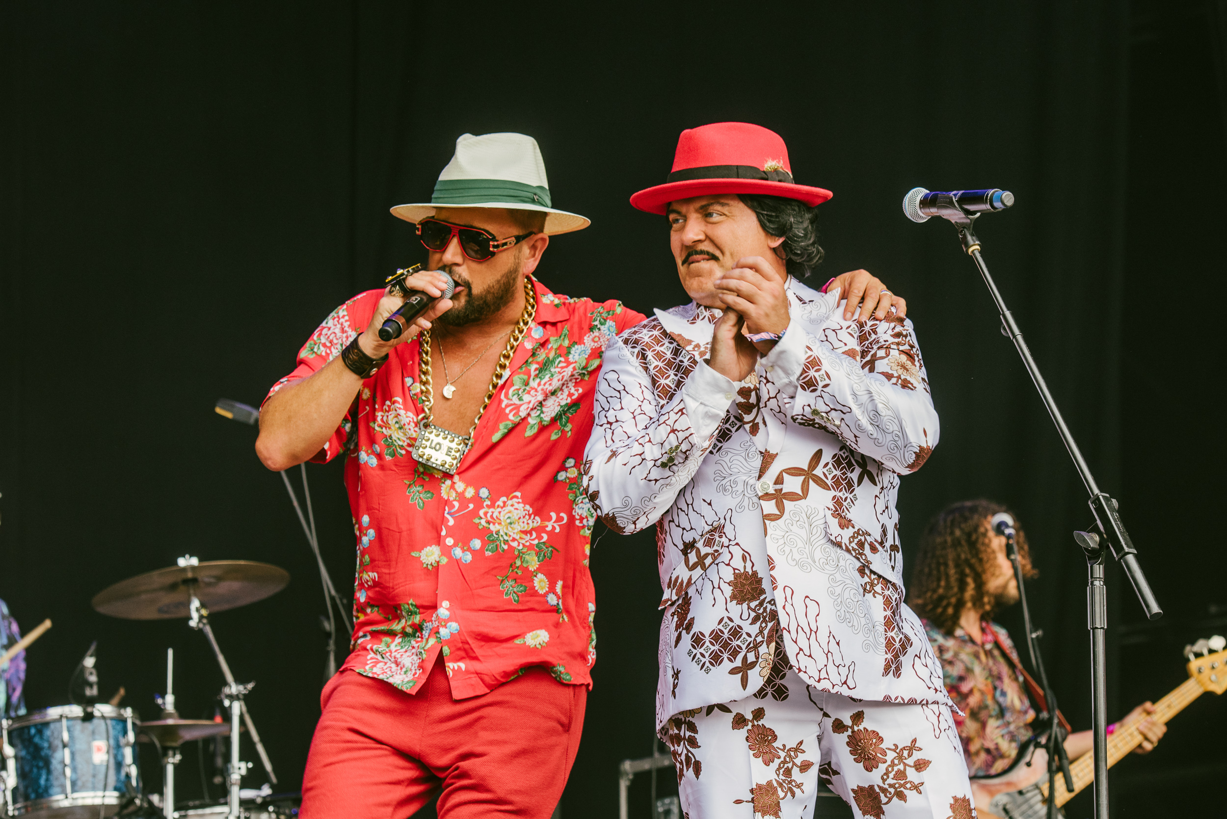 The Cuban Brothers on the Castle Stage at Camp Bestival 2018