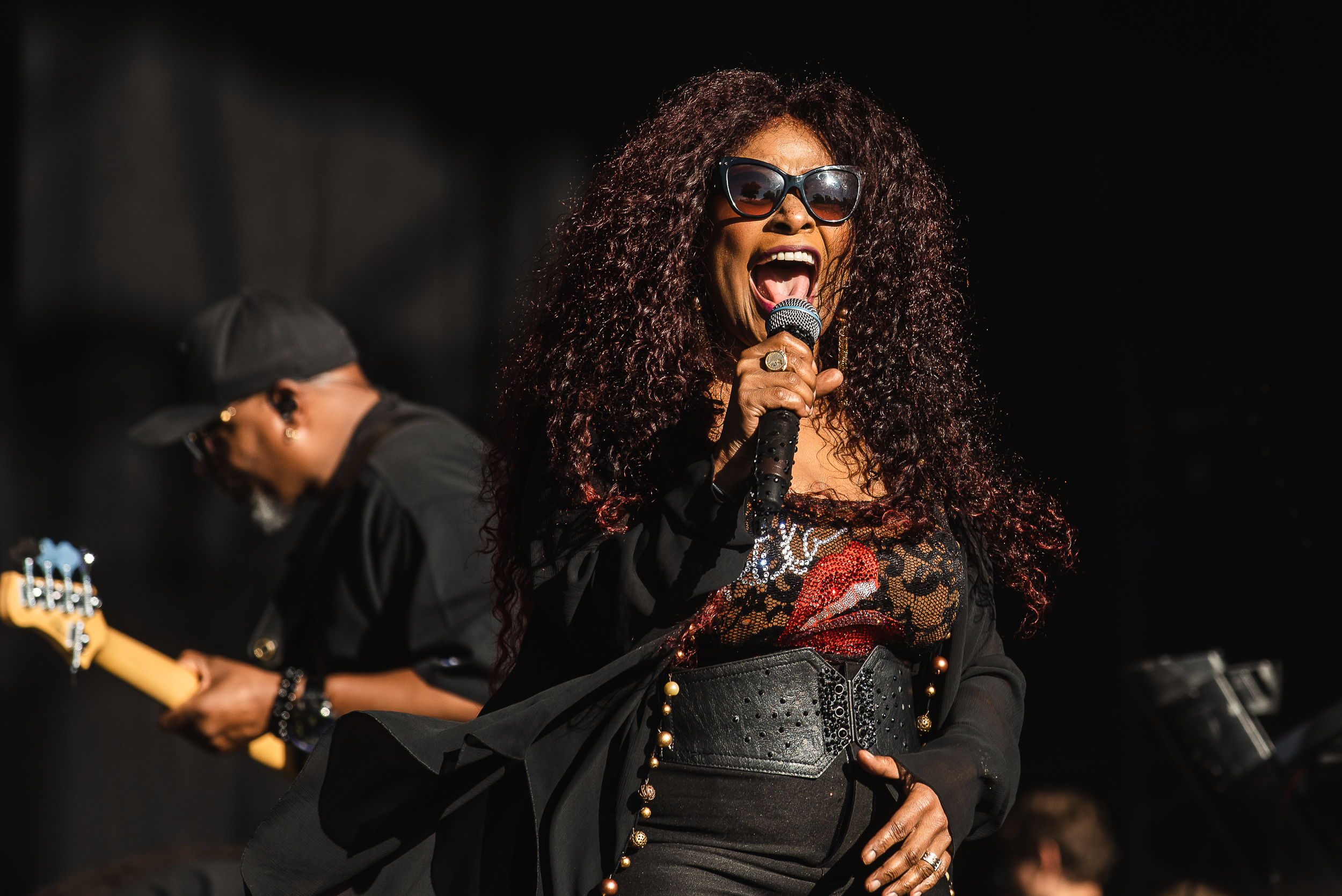 Chaka Khan plays the Bestival main stage.