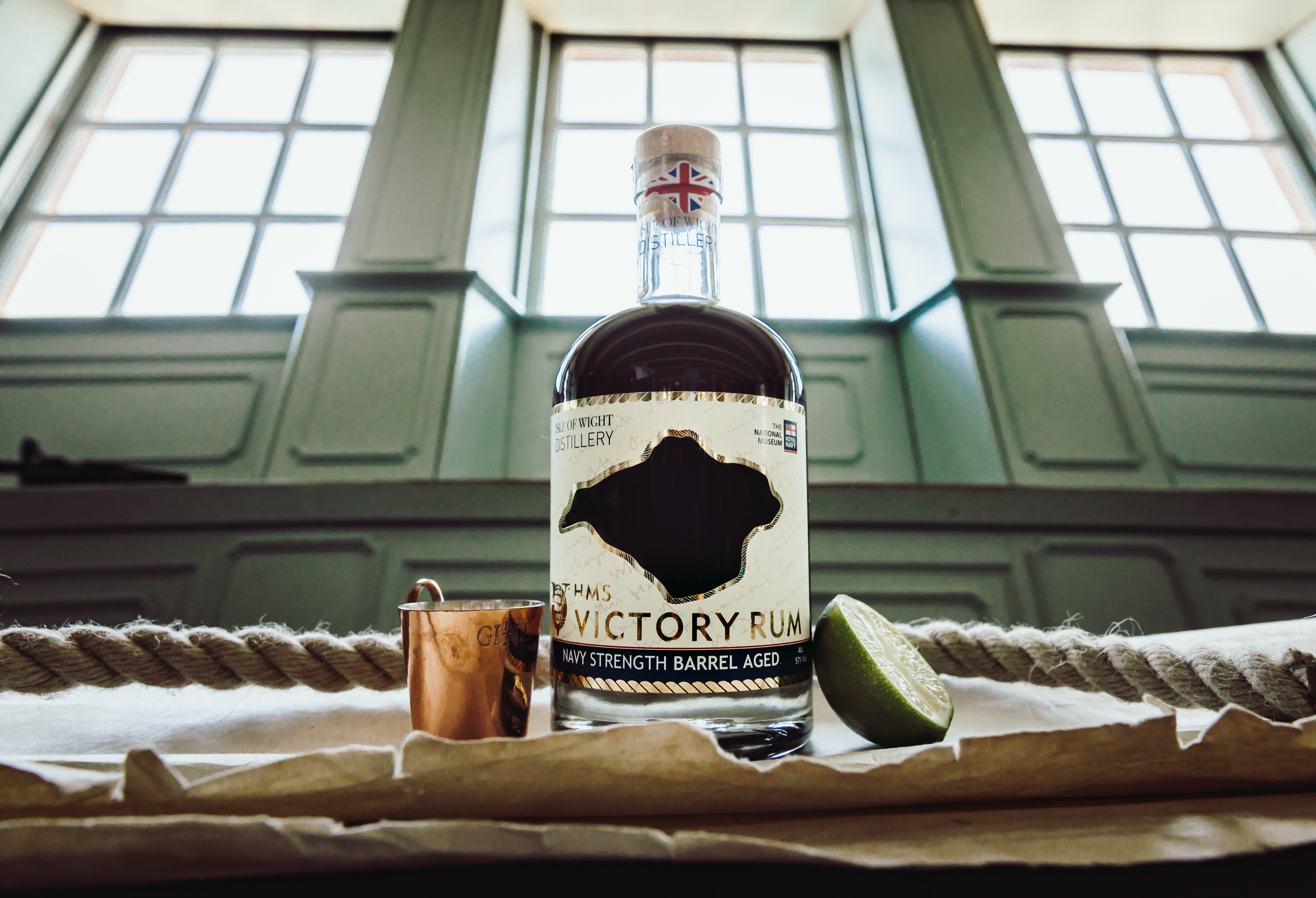 Isle of Wight Distillery Launch HMS Victory Navy Strength Rum