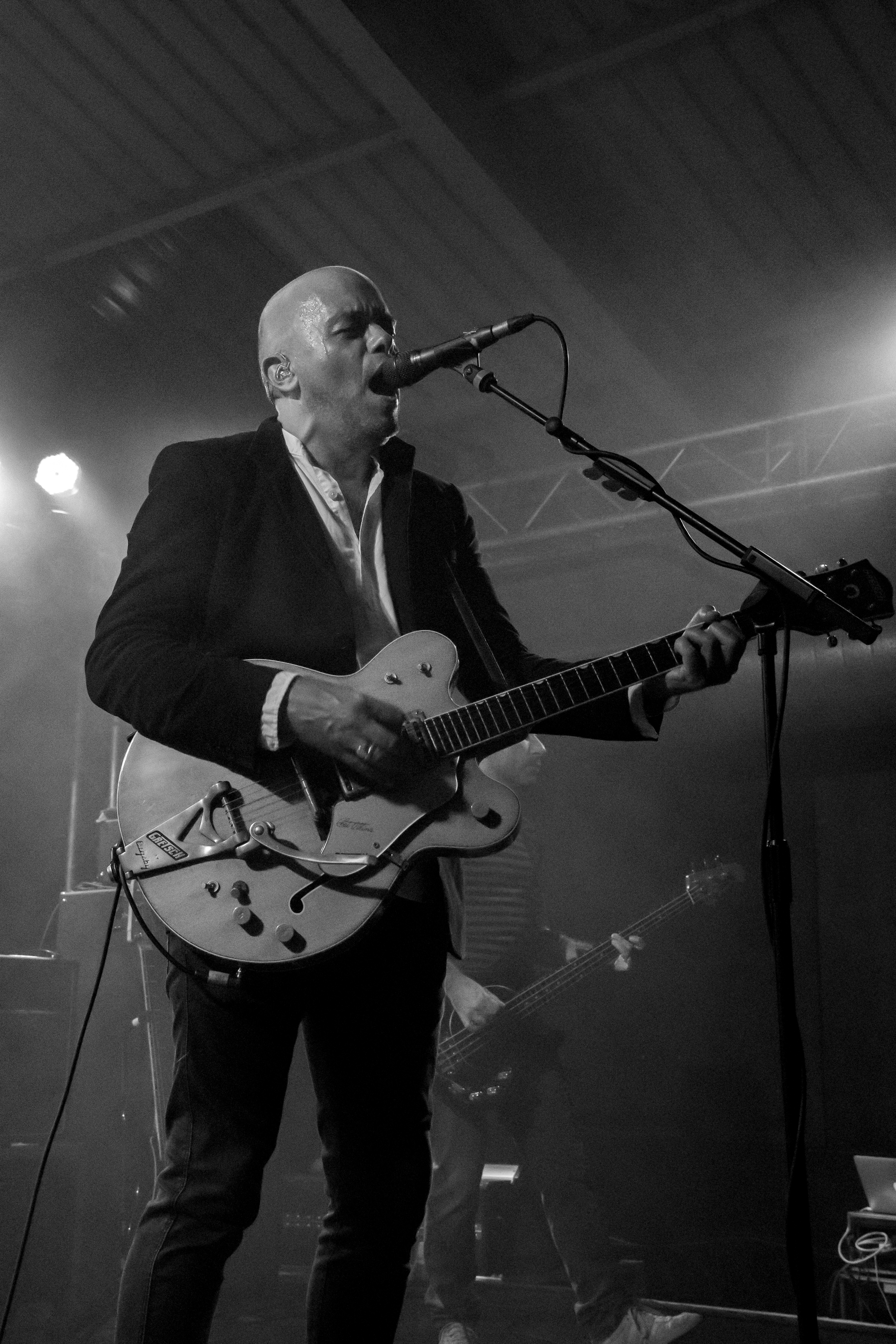 Black and white image of Ride at the Engine Rooms by Russ Leggatt.