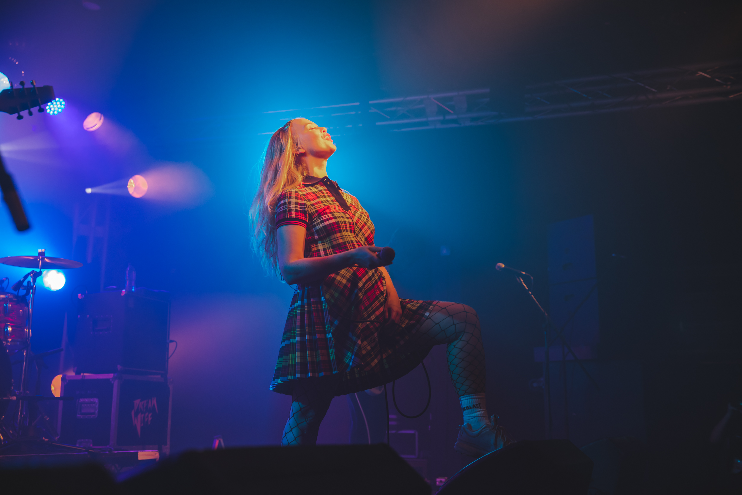 Dream Wife on stage at the Wedgewood Rooms. Taken by Jesse Lawrence.