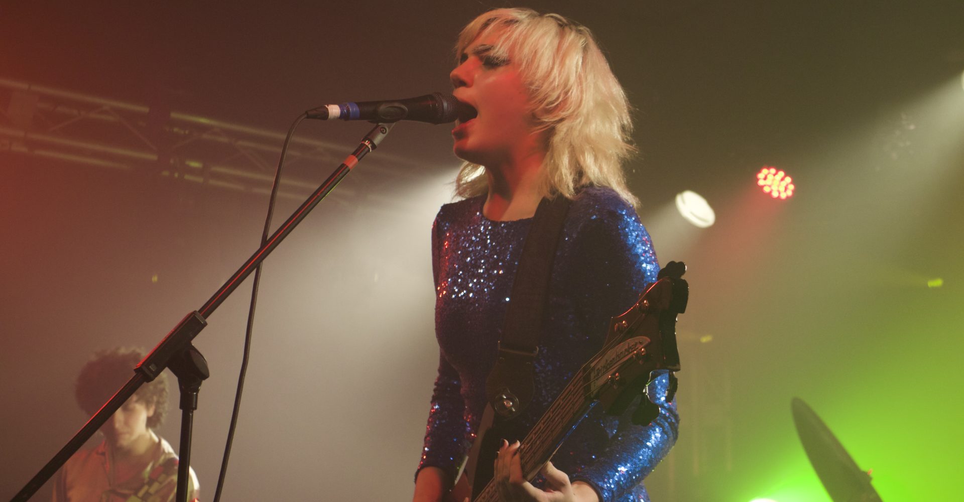 Sunflower Bean's lead singer at the Wedgewood Rooms