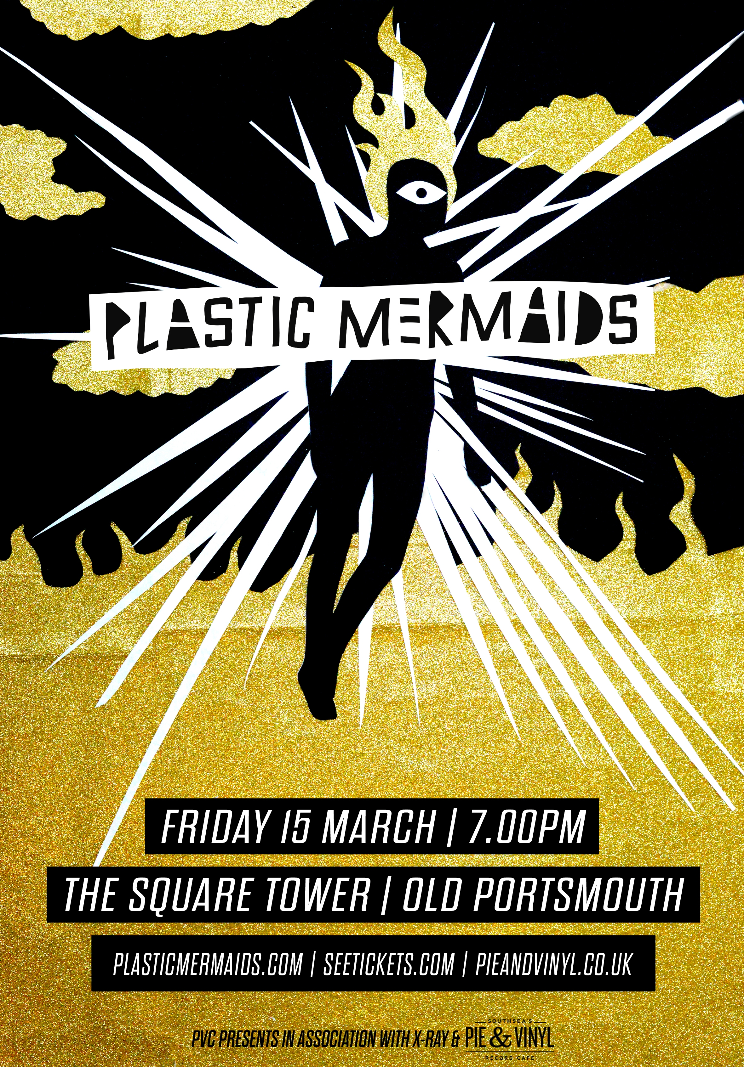 Plastic Mermaids Gig Poster