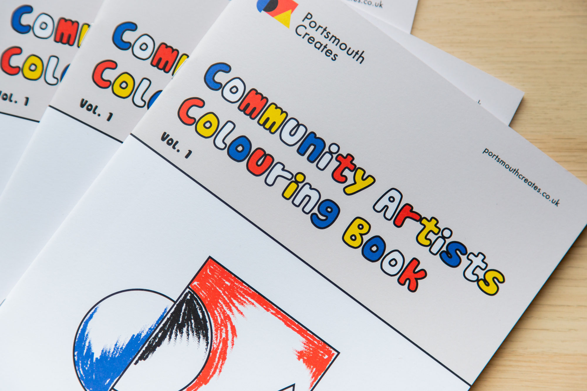 Portsmouth Creates - Community Artists Colouring Book